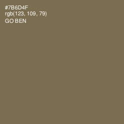 #7B6D4F - Go Ben Color Image